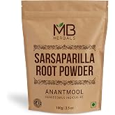 MB Herbals Sarsaparilla Root Powder 100 Gram (3.5 oz) | Nannari Root Powder/Anantmool | Hemidesmus indicus