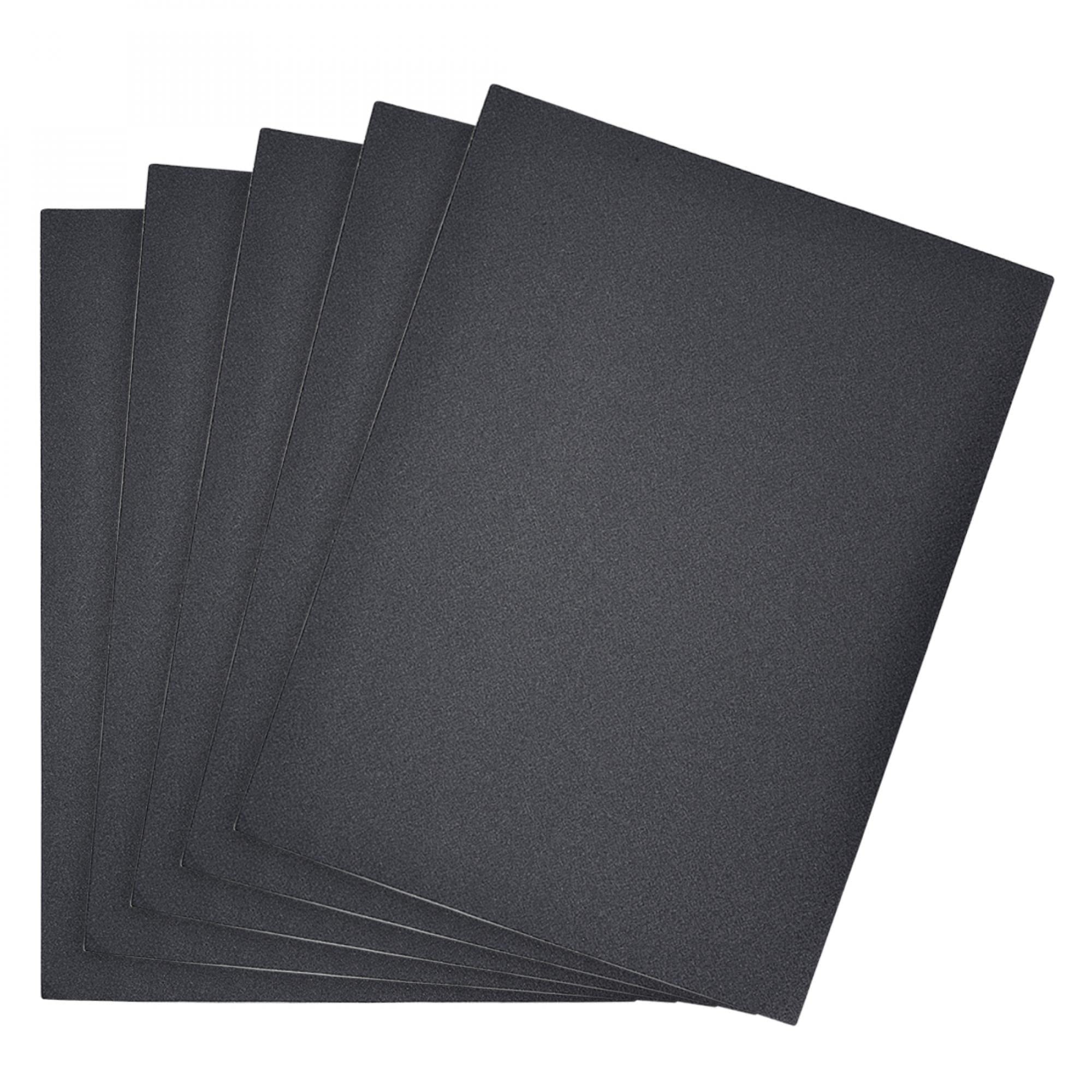 sourcing map 280 Grits Sanding Sheets 9-inch x 11-inch Wet Dry Silicon Carbide Sandpaper for Wood Furniture Metal Polishing 5pcs