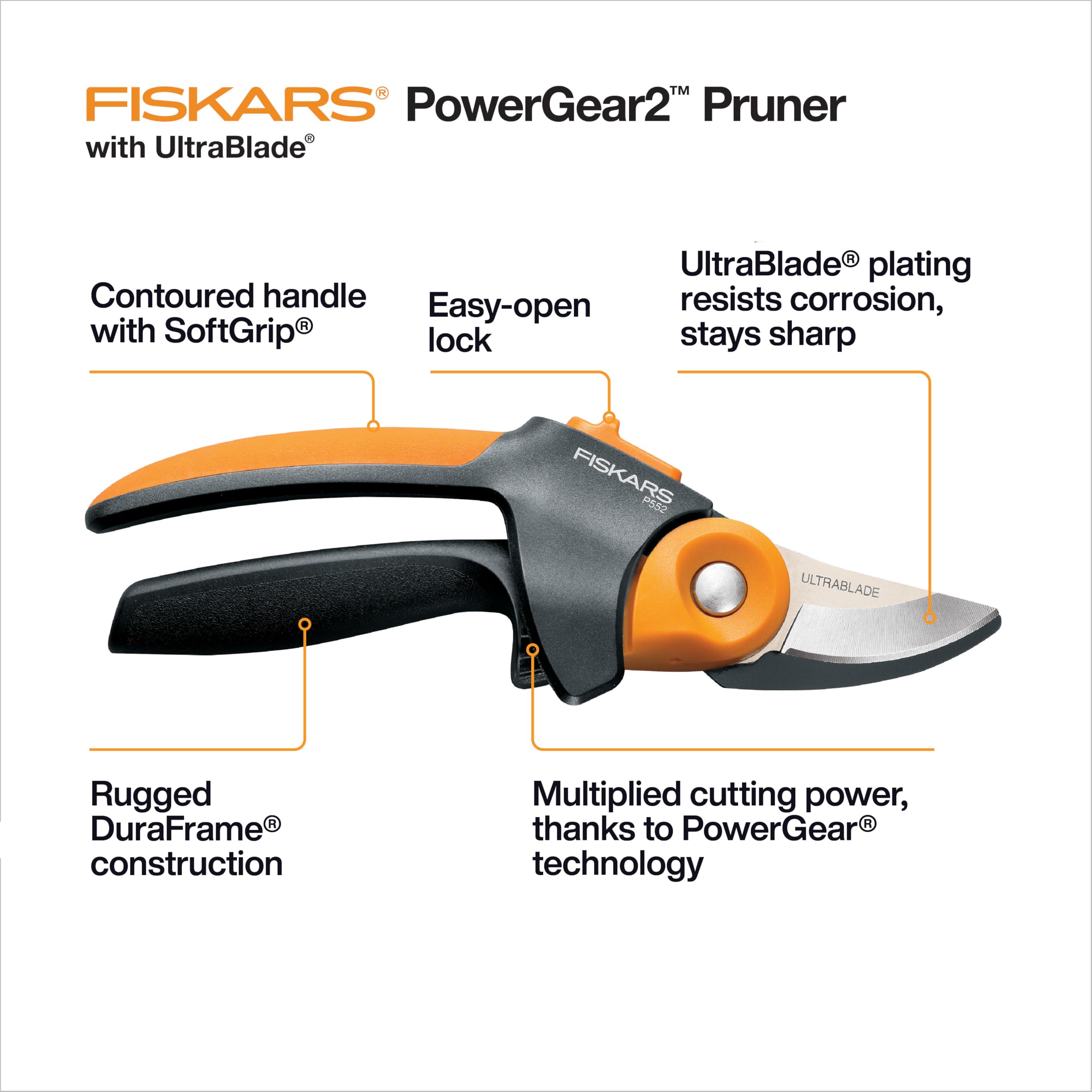 Mua Fiskars Pruning Shears, PowerGear2 Technology Multiplies Power ...
