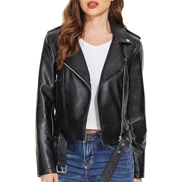 Chaqueta Con Capucha De Piel Sintética Para Mujer, De Xs A 5 | Envío Gratis