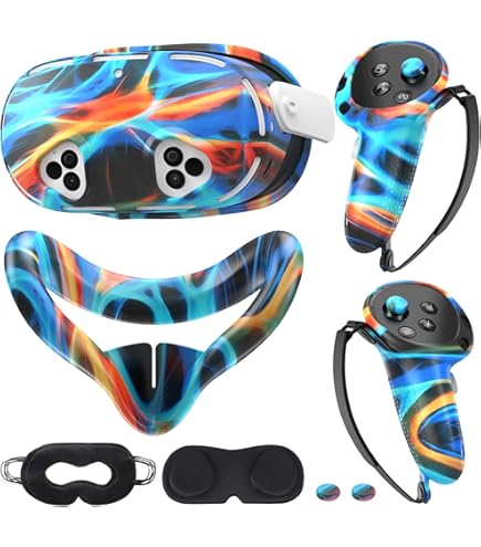 Amazon.com: Silicone Cover Set Compatible with Meta/Oculus Quest