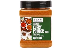 ZAYD ORGANICS Zayd Organic Curry Powder, Hot, Indian Curry Powder, 16oz