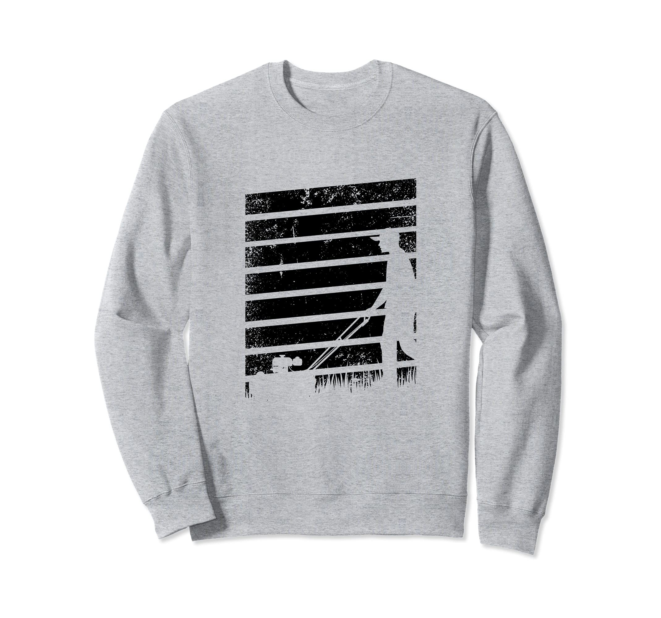 gardening retro lawn mowing gardener allotment garden Sweatshirt