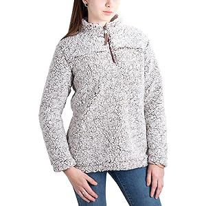 sherpa womens sweater