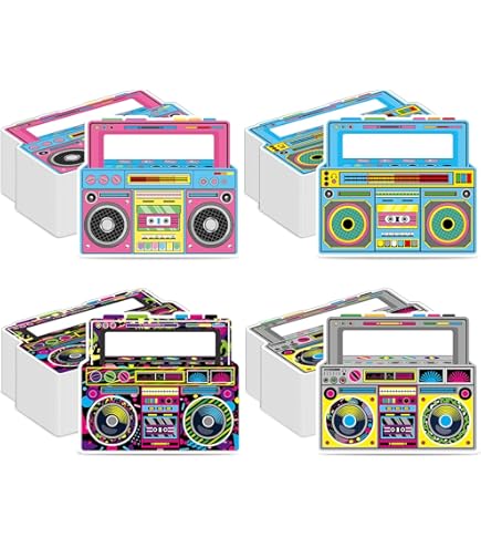 Amazon.com: 100Pcs 90s Napkins - 13 x 13inch 90's Party
