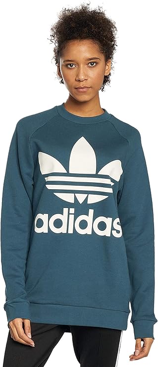 adidas originals women's oversized trefoil sweater