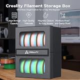 Creality Filament Storage Container 2-Tier Metal Organizer 10 Rolls view 2