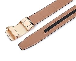 guvoosm Mens Belt,Ratchet Dress Adjustable Belts