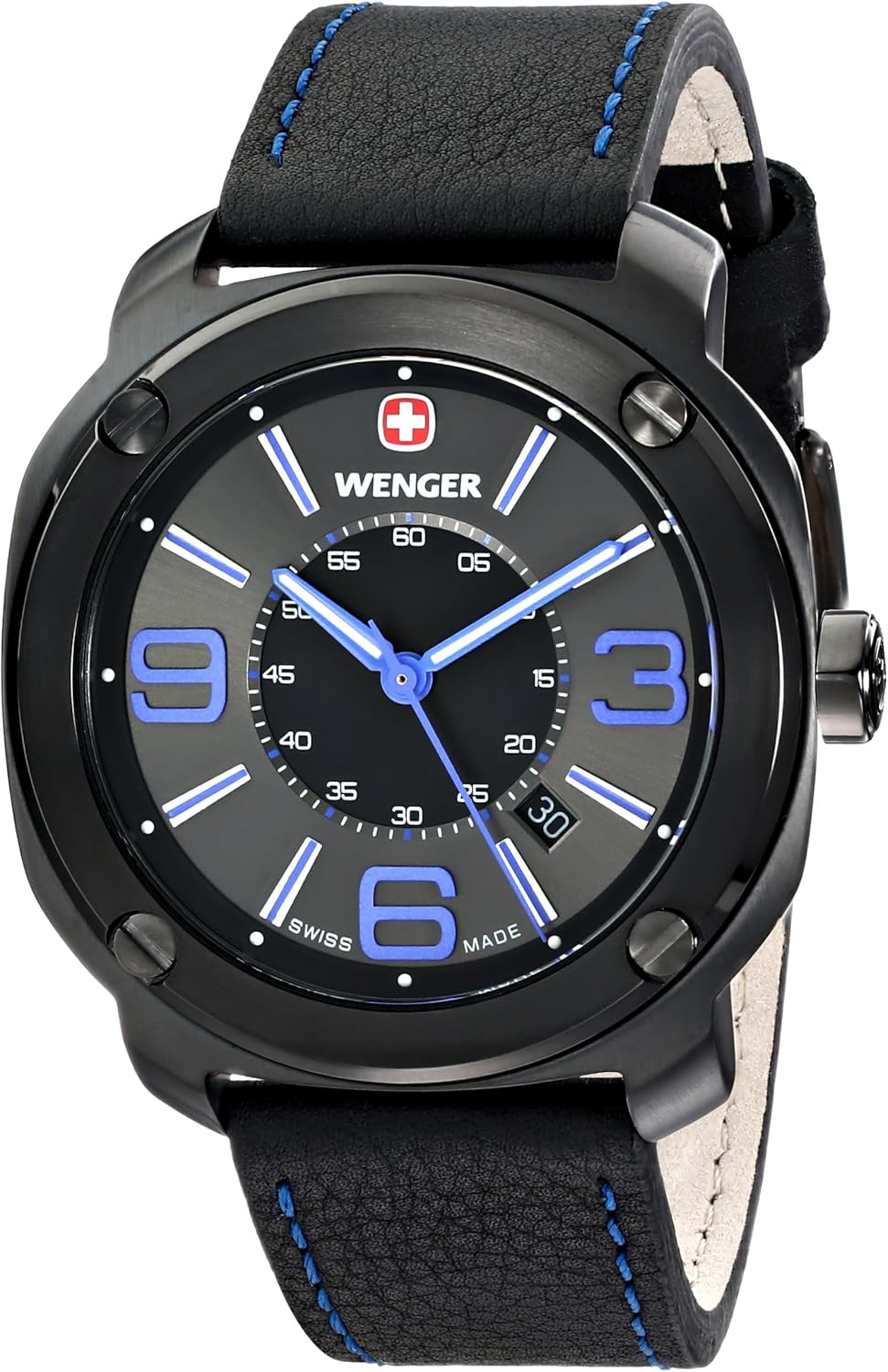 Amazon Com Wenger Men S 01 1051 105 Escort Analog Display Swiss