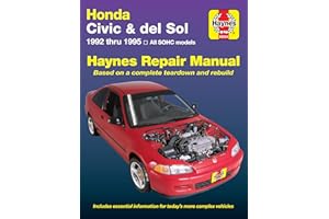 Honda Civic & del Sol covering (92-95) Haynes Repair Manual