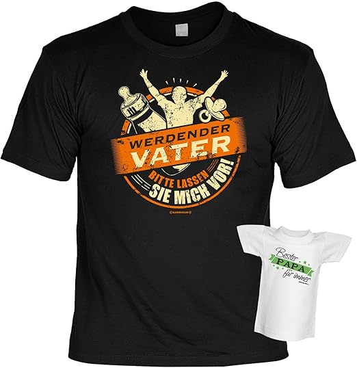 Sprüche TShirt werdende Vater Geschenset Geburt Werdender Vater