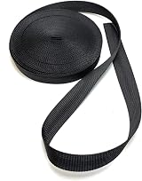 On1shelf 20mm Black Nylon Webbing Strap 10m Heavy Duty view 3
