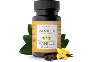 LorAnn Natural Vanilla Bean Paste 60 ml (2oz) – Made from All-Natural Pure Vanilla Beans Blend with Real Seeds – Baking & Des