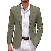 COOFANDY Men's Casual Knit Blazer Two Button Lightweight Sport Coats Suit Jacket