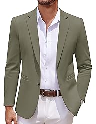 COOFANDY Mens Suit Blazer Classic Fit Casual