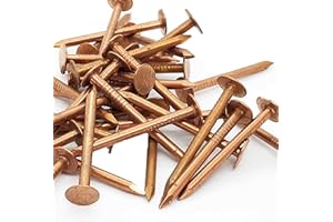 ANTIQUE HARDWARE DEPOT 1-3/4" - Copper Roofing/Slating nails - 100% Pure Copper nails (50)