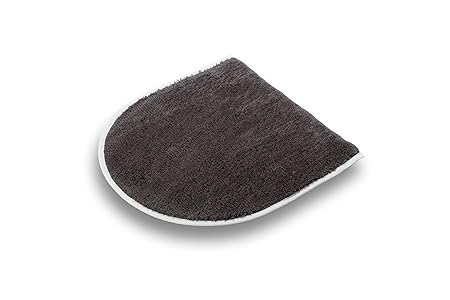 Vonella !!! RÄUMUNGSVERKAUF !!! Uni Badematte | Badteppich | GRÖßEN UND Farbauswahl | 1350 g/m2 | (Anthrazit, WC Deckelbezug 
