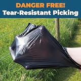 All-Green Pack of 500 Dog Poo Bags with Tie Handles Black view 7