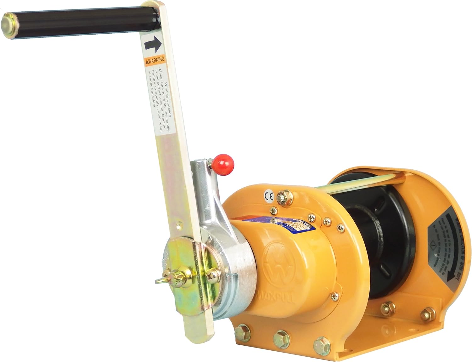 Maxpull Steel Ratchet Handle Spur Gear Heavy Duty Hand Manual Winch