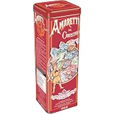 Chiostro di Saronno Amaretti Del Chiostro, Amaretti Di Saronno Crunchy Italian Cookies Tall Tin, 6.17 oz