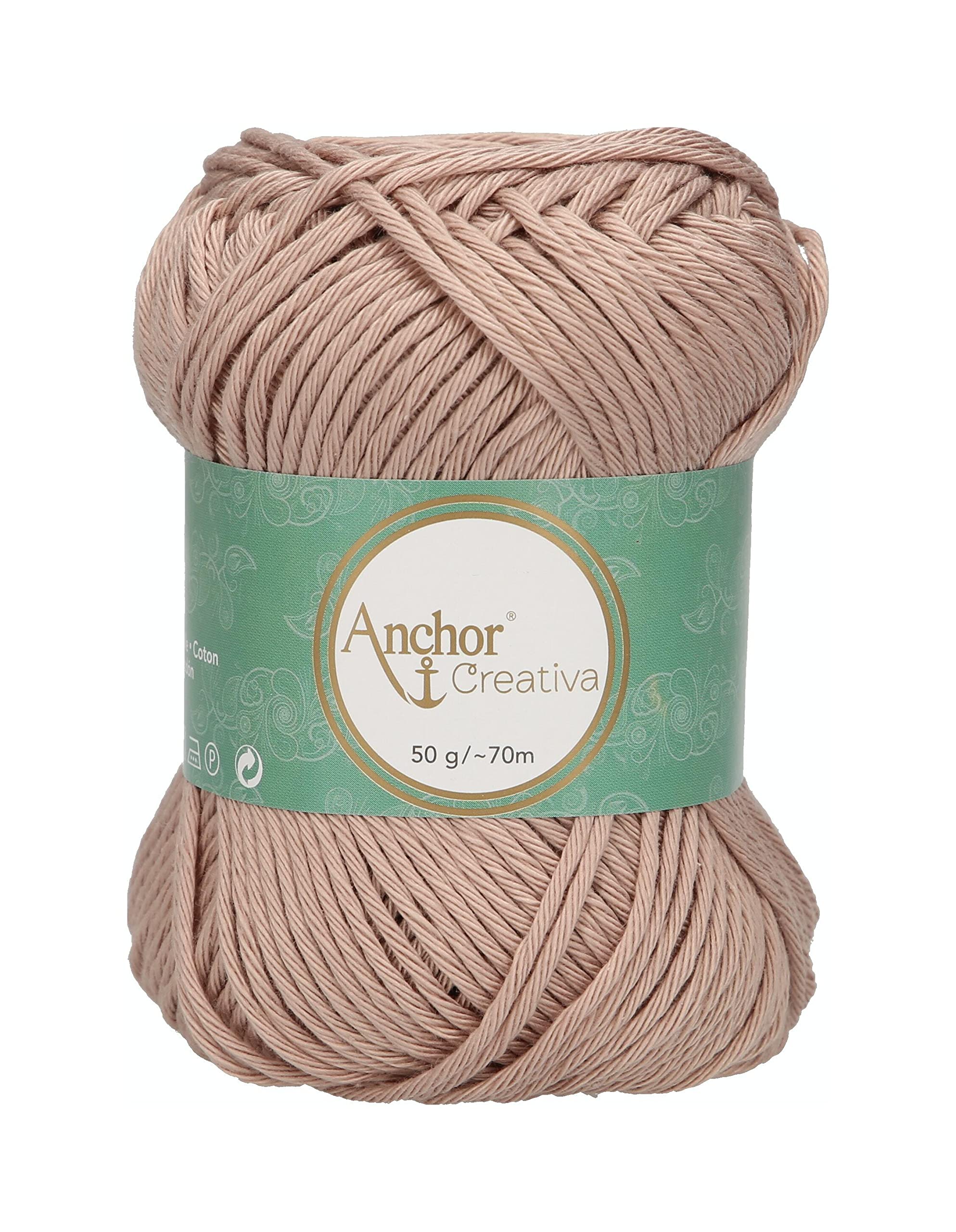 Anchor Crochet Yarn, 100% Cotton, 257, Stärke 8, 70m