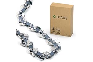 BYANE 18 Inch Chainsaw Chain, 325" Pitch, 050" Gauge, 72 Drive Links, Gifts for Men, Father's Day Gifts for Dad, Fits Husqvarna 440, 445, Poulan 4600, 4620, and More -H72 (1 Chain).