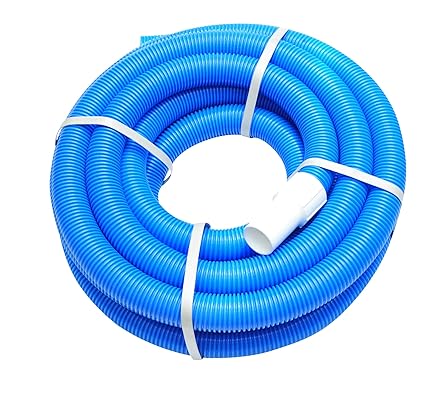 well2wellness Poolschlauch/Schwimmbadschlauch 38mm mit Schlauchtüllen an beiden Enden - 10 m lang