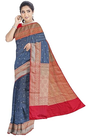 amazon red colour sarees