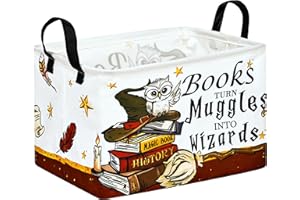 MAIZMZ Kids Reading Book Storage Basket Book Organizer for Nursery Classroom Gifts Toys Storage Bin/Dorm/Kitchen/Pet/Office/Closet/Shelf/Room Decor Storage