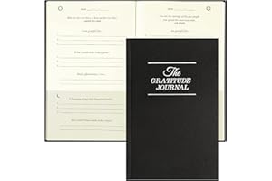 PUKYO Gratitude Journal, a Few Minute Journal, Daily Gratitude Journal with Prompts for Affirmation, Happiness, Mindfulness, Positivity, Wellness, Undated Gratitude Journal for Women & Men(21.59*13.97cm)