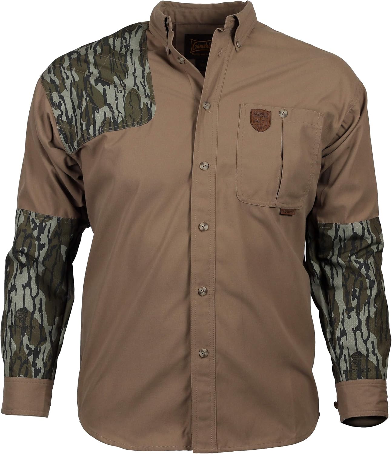 Gamekeeper Mossy Oak Bottomland Tipped Button Up Shooting