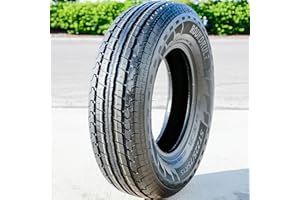 Roundrule ST Hikee Semi Steel Premium Trailer Radial Tire-ST235/80R16 235/80/16 235/80-16 123/119L Load Range E LRE 10-Ply BSW Black Side Wall