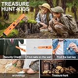 Homealexa Metal Detector Portable 360° Pinpointer LED Buzzer Kids Adults view 7