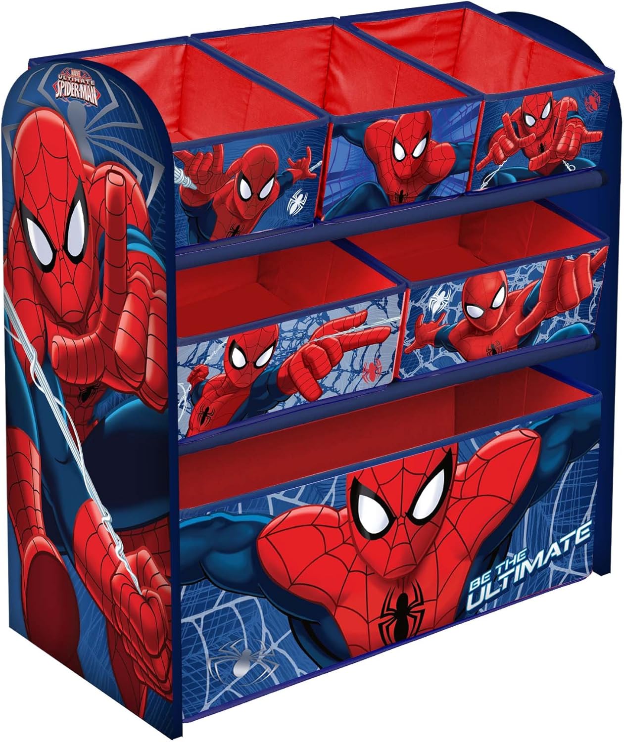 spider man wooden toy box