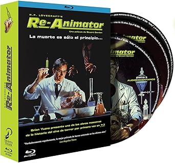 Re Animator 5 Disc Limited Collector S Edition Blu Ray Region B Pal Import With English Language Amazon Co Uk Bruce Abbott Barbara Crampton Jeffrey Combs David Gale Robert Sampson Stuart Gordon Dvd Blu Ray