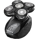 Remington Balder Pro Head Shaver - Precision Electric Shaving for Bald Men, 100% Waterproof Cordless Razor, Wet/Dry Shaving, 