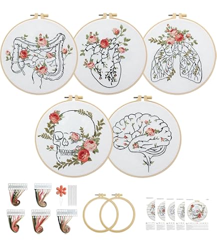 Let's Hug A Nurse Cross Stitch Kit - Complete Counting Cross Stitch Set