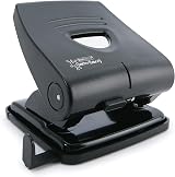 Rapesco PF827PB2 Germ-Savvy Antibacterial 827-P 2-Hole Punch 30 Sheet Black