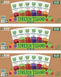 Stretch Island Fruit Leather Snacks Variety Pack, 0.5 Ounce, Pack of 48, -3 Pack