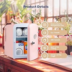 YSSOA 4L Mini Fridge with Observation