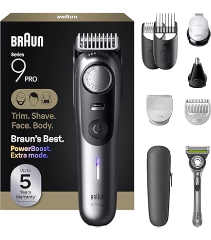 Amazon.com: Braun All-in-One Series 9 Men's Electric Beard Trimmer
