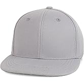 Trendy Apparel Shop Infant to Toddler Kid's Plain Structured Flatbill Snapback Cap