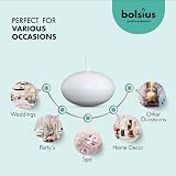 Bolsius White Floating Candle 20 Pack - 4.5 Hour Burn - Vegan Wax view 4