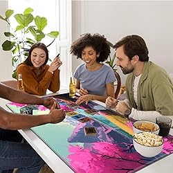 Tabletop Card Playmat with Stitched Edges, 24 x 14