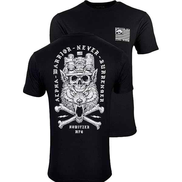 Howitzer Men's T-Shirt - People's Bluprint Military Grunt Design, Premium Fit, Patriotic Brand