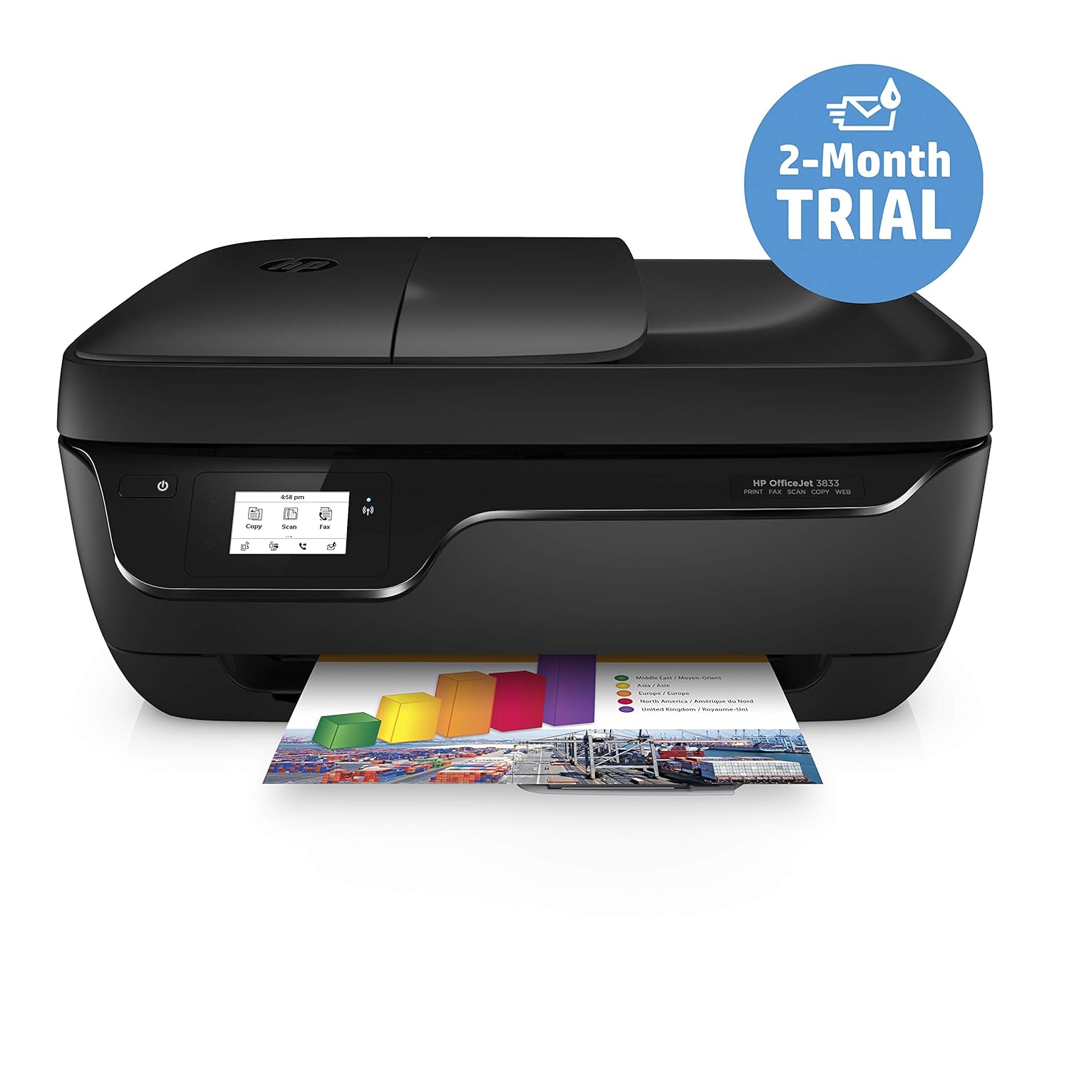 hp officejet 3833 scan