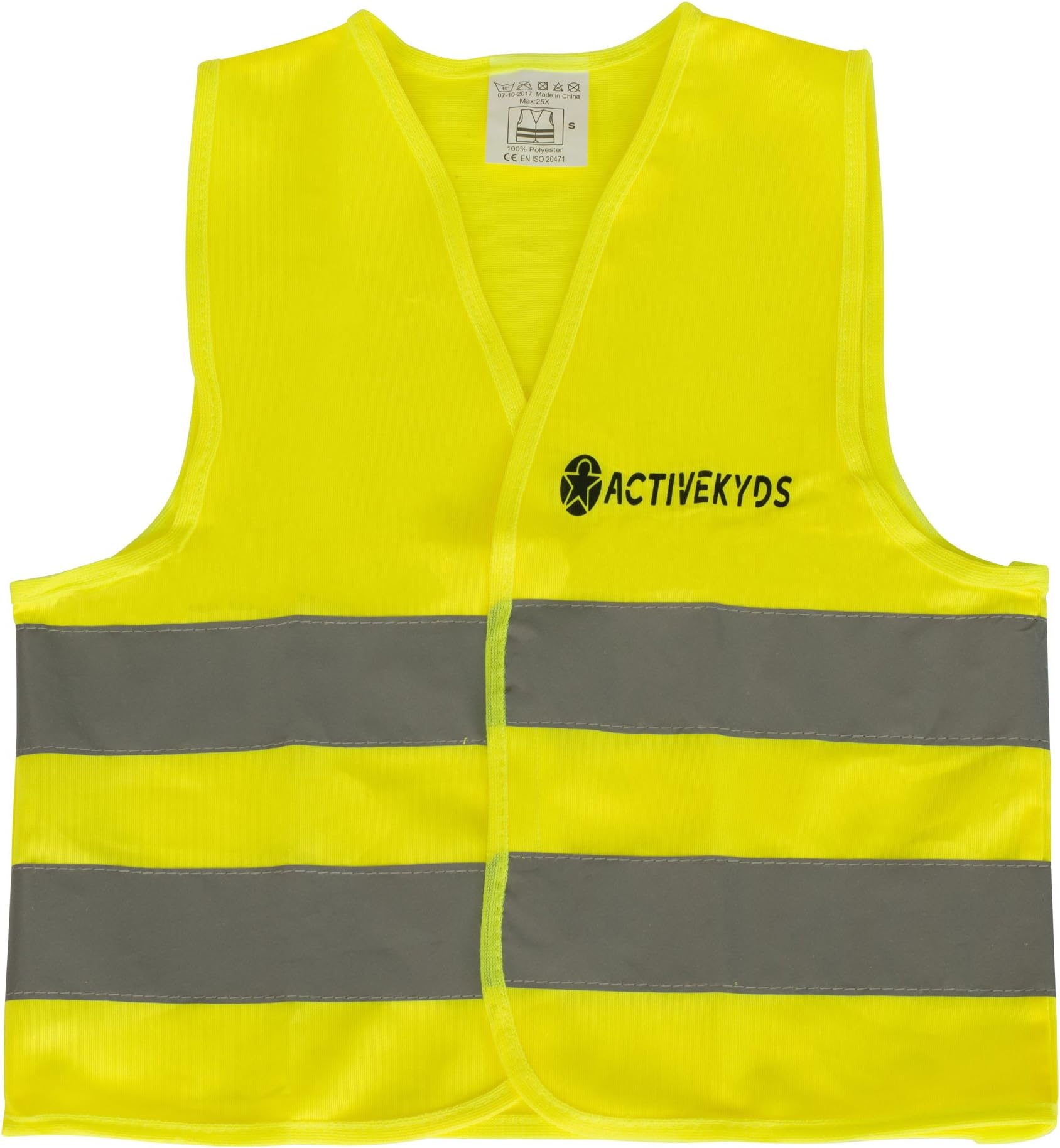 Active Kyds High Visibility Kids Safety Vest for Construction Costume, Biking