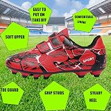 Hanani Boys Girls Football Boots FG/AG Kids Sneakers Red Unisex view 5