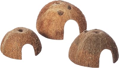 Trixie Three Coconut Hideaway Home 10 x 12 x 8 cm Pack of 3