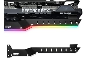 EZDIY-FAB ARGB GPU Holder, GPU Holder Brace, Graphics Card, GPU Support, Video Card Holder Bracket, Video Card Sag Holder/Hol